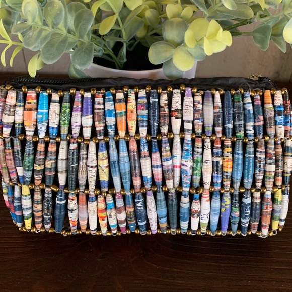 Vintage Handbags - CL Multicolored Vintage Wallet
